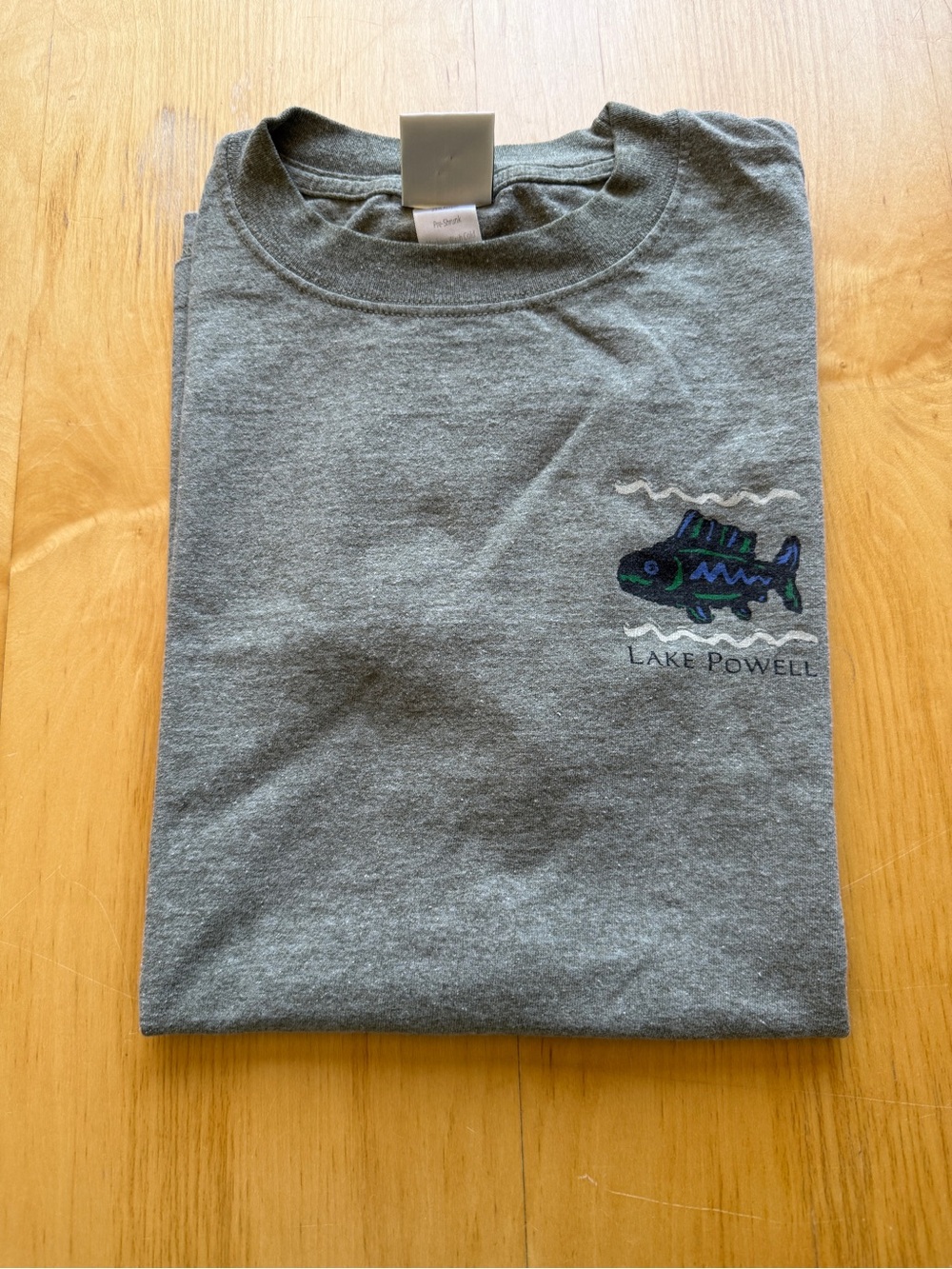 Vintage Lake Powell Fish Graphic T Shirt GreenBrade Recycled USA Fishing Tee XL